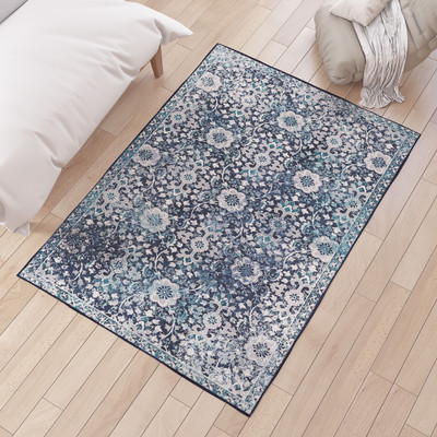 Flipkart Perfect Homes Multicolor Polyester Carpet  (213 cm  X 152 cm)