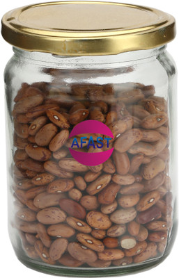AFAST Glass Cookie Jar  - 350 ml(Clear)