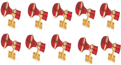 GROWNIX Red Rod Rail Bracket Metal(Pack of 10)
