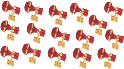 GROWNIX Red Rod Rail Bracket Metal(Pack of 16)