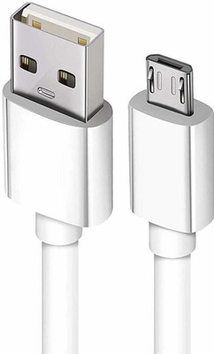 Xllent Micro USB Cable 2 A 1 m Android USB Dta Cable(Compatible with Android devices, White, One Cable)