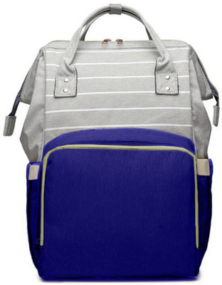 ShopyBucket Red Flamingo Baby Diaper Backpack/ Mother Maternity Bag Diaper bag(Blue, Grey)