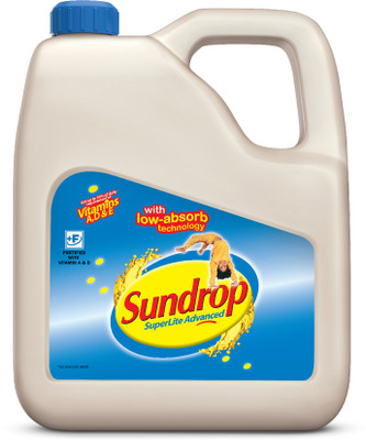 Sundrop Superlite Advanced Sunflower Oil Can(3 L)