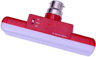 SHAYONA SALES Onlite L8118 100w Extra Bright White Rechargeable Emergency Light Bulb CFL Led Tube Bulb Torch .Night Home and Commercial use,Gift… Torch Emergency Light  (Red)