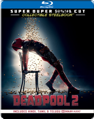 Deadpool 2 + Super Duper Cut (Unrated) (Steelbook) (2-Disc)(Blu-ray English)