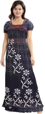 INNER BEATS Women Nighty(Multicolor)