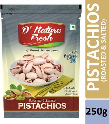 D NATURE FRESH Roasted & Salted Pistachios 250g Pistachios