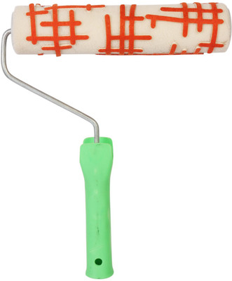 JAI BRUSH INDUSTRIES 9 Inches Frindge Designer Pattern Roller Brush For Wall Painting JAI_009 Paint Roller(Pack of 1)