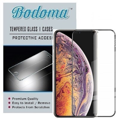 Bodoma Edge To Edge Tempered Glass for Apple Iphone 11pro Max/Iphone XS Max 6D/11D(Pack of 1)