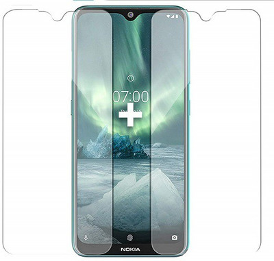 Bodoma Tempered Glass Guard for Nokia 7.2(Pack of 2)