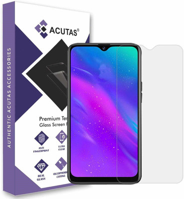 ACUTAS Tempered Glass Guard for Realme C2, OPPO A1K(Pack of 1)