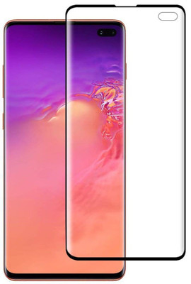 NaturalBuy Edge To Edge Tempered Glass for Samsung Galaxy S10 Plus ( Pack of 2 Premium Full Size Temepred Glass Screen )(Pack of 2)