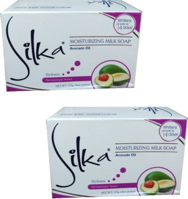 SILKA Moisturizing Milk Soap(Pack Of 2)(2 x 135 g)