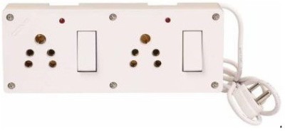 Buyistic Heavy Duty PVC Extension Board switches,Socket 6 A Three Pin Socket