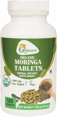 Grenera Moringa Tablets (1000mg )-120 Tablets/Bottle(120 No)