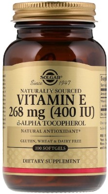 Solgar Naturally Sourced Vitamin E, 400 IU, 100 Softgels(100 No)