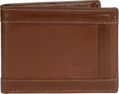 DCENT KRAFT Men Casual Brown Genuine Leather Wallet(8 Card Slots)