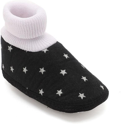 CHiU Booties(Toe to Heel Length - 13 cm, Black)