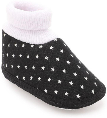 CHiU Booties(Toe to Heel Length - 13 cm, Black)