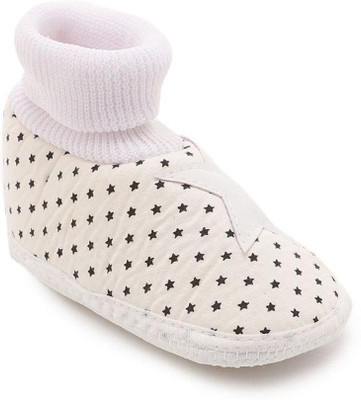 CHiU Booties(Toe to Heel Length - 13 cm, White)