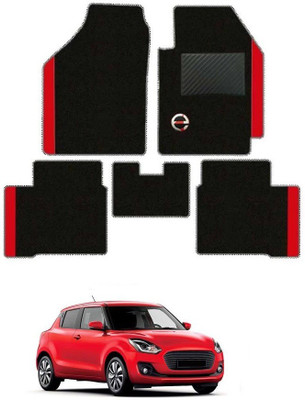 elegant Polypropylene Standard Mat For  Maruti Suzuki New Swift(Black, Red)