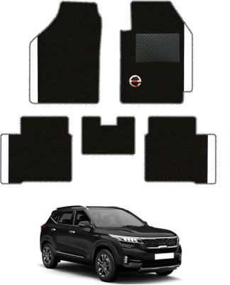 elegant Polypropylene Standard Mat For  Kia Seltos(Black, White)