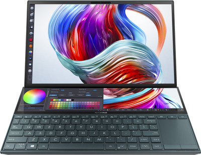 Asus ZenBook Duo Core i5 10th Gen - (8 GB/512 GB SSD/Windows 10 Home/2 GB Graphics) UX481FL-B5811T Thin and Light Laptop(14 inch, Celestial Blue, 1.5 kg)