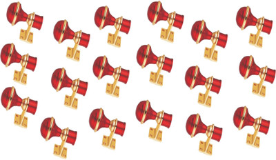 GROWNIX Red Rod Rail Bracket Metal(Pack of 18)