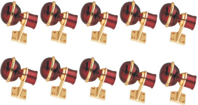 GROWNIX Maroon Rod Rail Bracket Metal(Pack of 10)