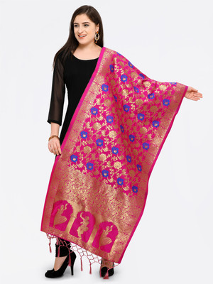 Kimisha Silk Blend Woven Women Dupatta