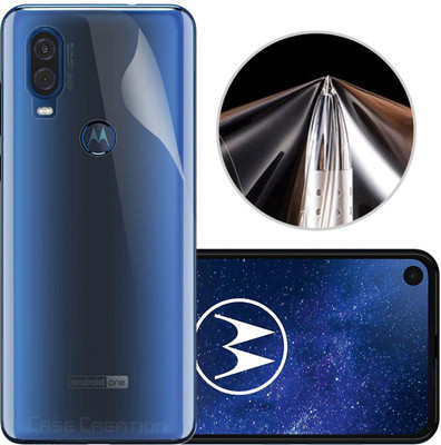 CASE CREATION Motorola One Vision Mobile Skin(3D Real Transparent Skin Glossy Finish)
