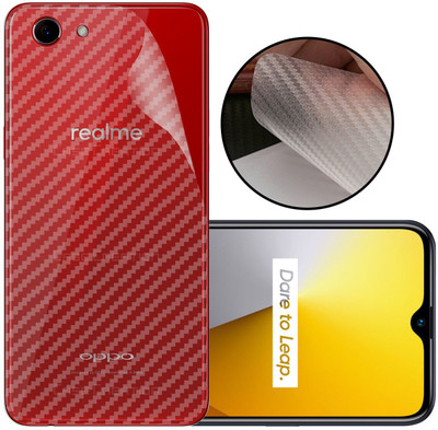 CASE CREATION Oppo Realme A1 (2019) Mobile Skin(3D Carbon Fibre Transparent Back Skin Matte Finish)