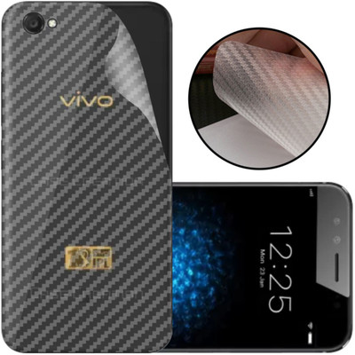 CASE CREATION Vivo V5 Mobile Skin(3D Carbon Fibre Transparent Back Skin Matte Finish)