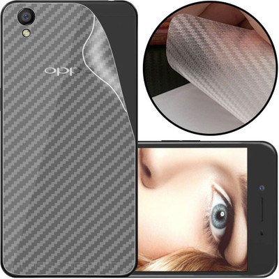CASE CREATION Oppo R9+ Mobile Skin(3D Carbon Fibre Transparent Back Skin Matte Finish)