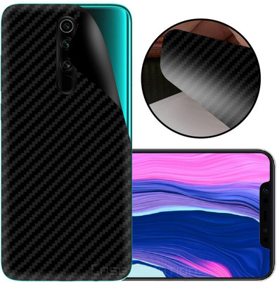 CASE CREATION Xiaomi Redmi Note 8 Mobile Skin(3D Real Black Transparent Carbon Style royal back Skin Glossy Finish Sticker)