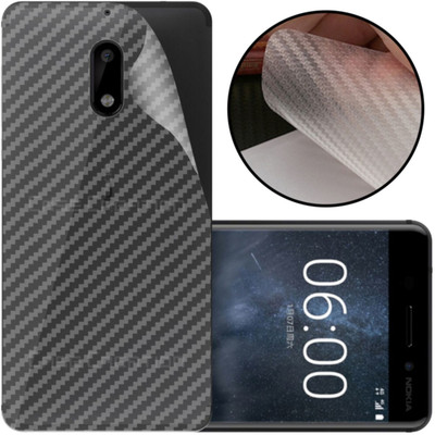 CASE CREATION Nokia 6 Mobile Skin(3D Carbon Fibre Transparent Back Skin Matte Finish)