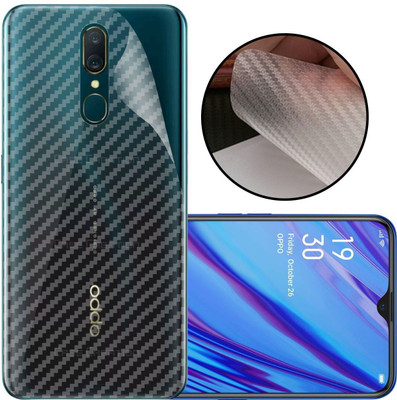 CASE CREATION Oppo A9 Mobile Skin(3D Carbon Fibre Transparent Back Skin Matte Finish)