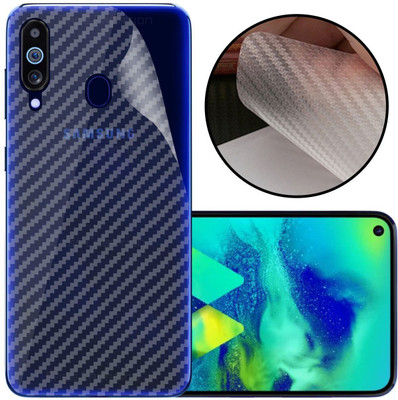 CASE CREATION Samsung Galaxy A60 (2019) Mobile Skin(3D Carbonn Fibre Transparent Skin Matte Finish)