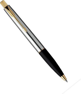 PARKER Frontier Stainless Steel Ball Pen Gold Trim Ball Pen Refill(Blue)