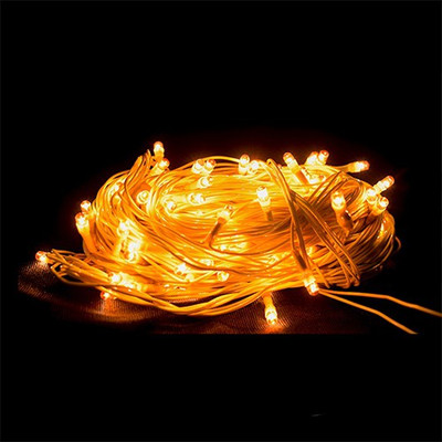 Lexton 100 LEDs 15.01 m Yellow Steady String Rice Lights(Pack of 1)