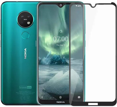 SMARTCASE Edge To Edge Tempered Glass for NOKIA 7.2(Pack of 1)