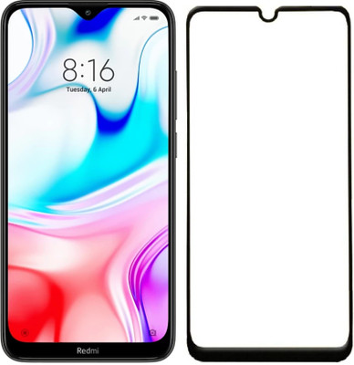 Karirap Edge To Edge Tempered Glass for Xiaomi Redmi 8(Pack of 1)