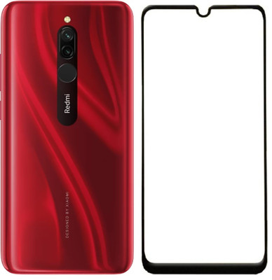 Mobizworld Edge To Edge Tempered Glass for Xiaomi Redmi 8(Pack of 1)