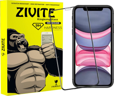 ZIVITE Edge To Edge Tempered Glass for Apple Iphone 11(Pack of 1)