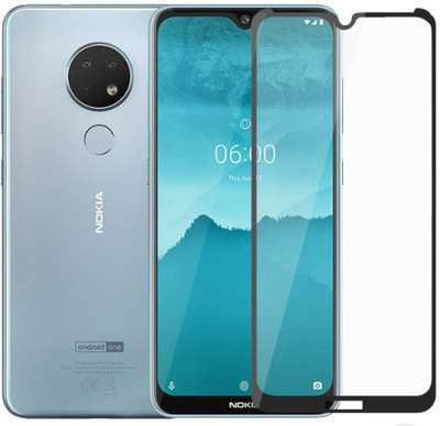 SMARTCASE Edge To Edge Tempered Glass for NOKIA 7.2(Pack of 1)