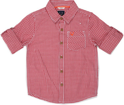 allen-solly-boys-checkered-casual-red-shirt