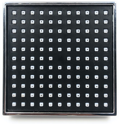 24x7eMall 4 x 4 black shower square Shower Head