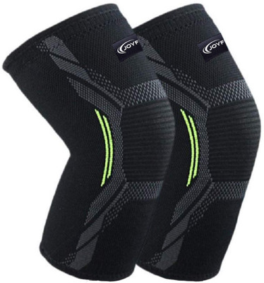 Joyfit Knee Compression Sleeve - Knee Support for Gym, Running Knee Support(Grey)