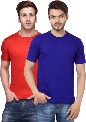 Concepts Solid Men Round Neck Multicolor T-Shirt