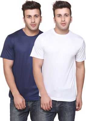Concepts Solid Men Round Neck Multicolor T-Shirt